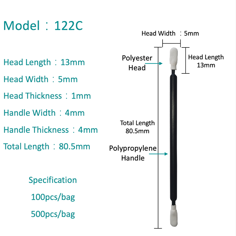 SW-122Cダブルヘッドダストフリーフォームスワブ